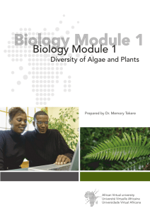 Biology Module 1 - OER@AVU - African Virtual University