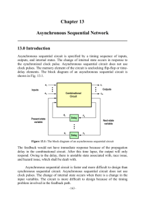 Chapter 13 Asynchronous Sequential Network