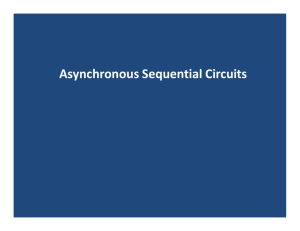 Asynchronous Sequential Circuits (II)