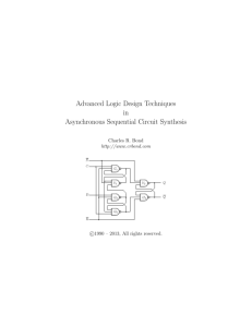 Advanced Logic Design Techniques in Asynchronous