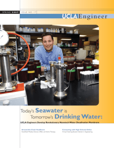 UCLA Engineers Develop Revolutionary Nanotech Water Desalination