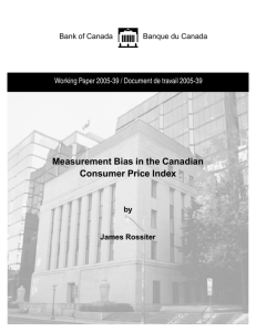 Measurement Bias in the Canadian Consumer Price Index