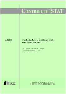 The Italian Labour Cost Index (LCI): sources and methods