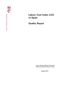 Labour Cost Index (LCI) of Spain Quality Report