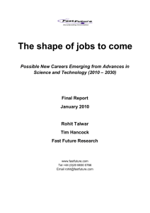 The shape of jobs to come