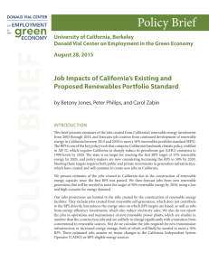 Policy Brief - Institute for Research on Labor and Employment