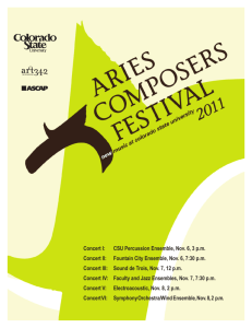 Aries Composers Festival 2011 Program