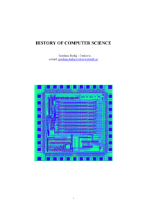 history of computer science