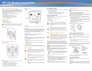 IAP-105 Wireless Access Point
