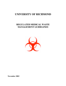 regulated medical waste management guidelines