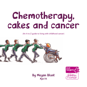Chemotherapy, cakes and cancer