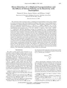 Direct Detection of 1,1-Diphenyl-2-neopentylsilene and the Effects of