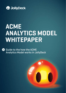 ACME ANALYTICS MODEL WHITEPAPER