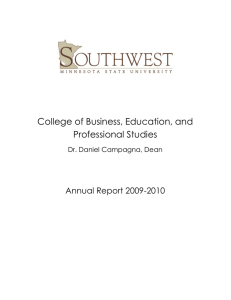 2009-2010 - Southwest Minnesota State University