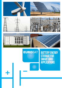 Battery Energy Storage for Smart Grid Applications