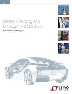 Battery Charging and Management Solutions