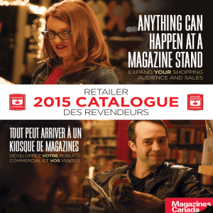 catalogue - Magazines Canada