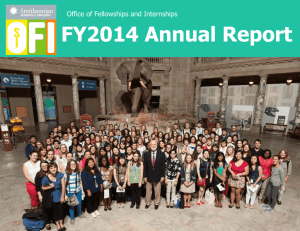 FY 2014 Smithsonian OFI Annual Report