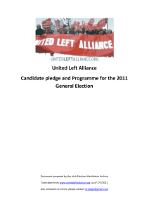 United Left Alliance GE 2011
