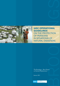 iasc operational guidelines on the protection of persons in situations