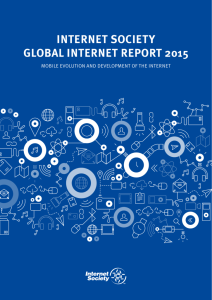 Internet Society Global Internet Report 2015