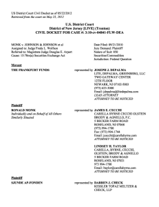 7 U.S. District Court Civil Docket 05/22/2012