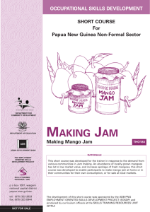 making jam making mango jam