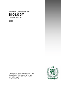 biology - Aga Khan University