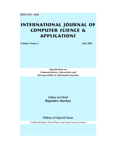 International Journal of Computer Science & Applications