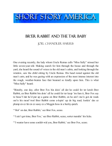 br'er rabbit and the tar baby