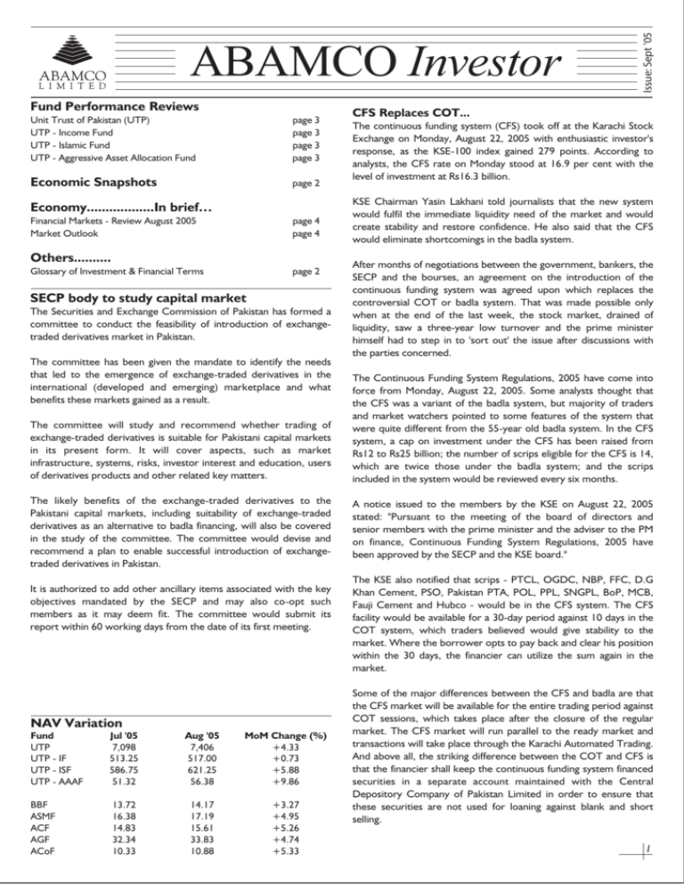 fund manager report hbl