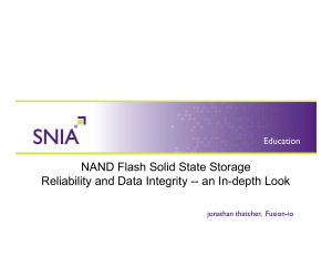 NAND Flash Solid State Storage Reliability and Data Integrity -