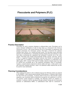 Flocculants and Polymers (FLC)