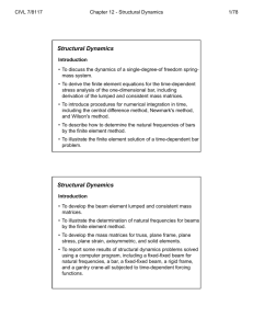 Structural Dynamics Structural Dynamics