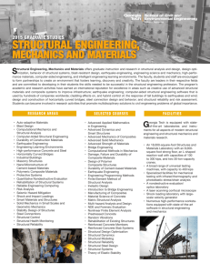 Structural Engineering, Mechanics and Materials Grad Sheet