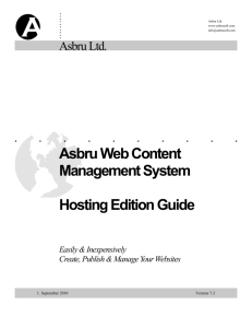 Hosting Edition Guide - Mend-A