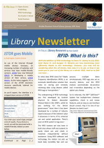 Newsletter - DBS Library