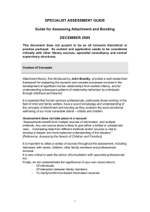 Guide for Assessing Attachment and Bonding Dec 2000