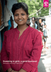 Investing in girls: a good business!