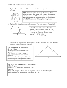 CI/Math 321 – Final Examination – Spring 2009 - 1