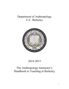 2014-15 Instructor's Handbook to Teaching at Berkeley