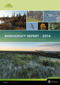 biodiversity report - Calgary River Valleys