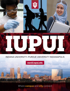 Where campus and city connect - IUPUI