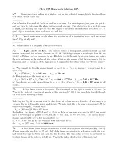 Phys 197 Homework Solution 33A Q7.
