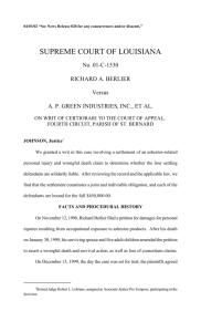2001-C- 1530 RICHARD A. BERLIER v. A.P. GREEN INDUSTRIES