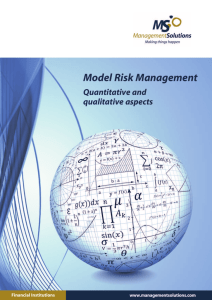 Model Risk Management: Quantitative and