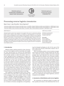 Processing reverse logistics inventories