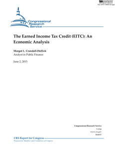 The Earned Income Tax Credit (EITC): An