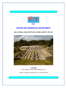 fiji water and sewerage department sigatoka