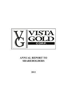 ANNUAL REPORT TO SHAREHOLDERS